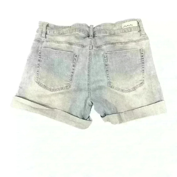 Dollhouse Distressed Denim Shorts - Size 9, Light Wash - Picture 2 of 3